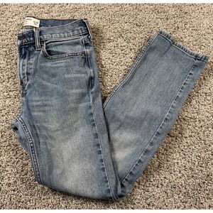 Abercrombie Kids Straight Jeans Medium Wash Casual Denim Girls‎ 13 / 14
